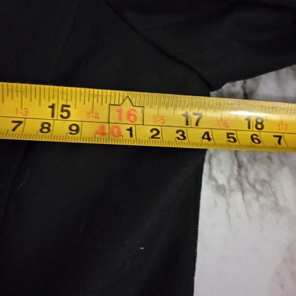 Banana Republic 2 Button Black Blazer Cotton Spandex Size 10 - Picture 5 of 5